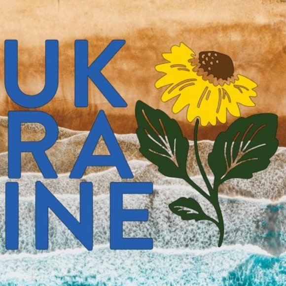 Let's help Ukraine fundraiser vinyl decal - Picture 1 of 3